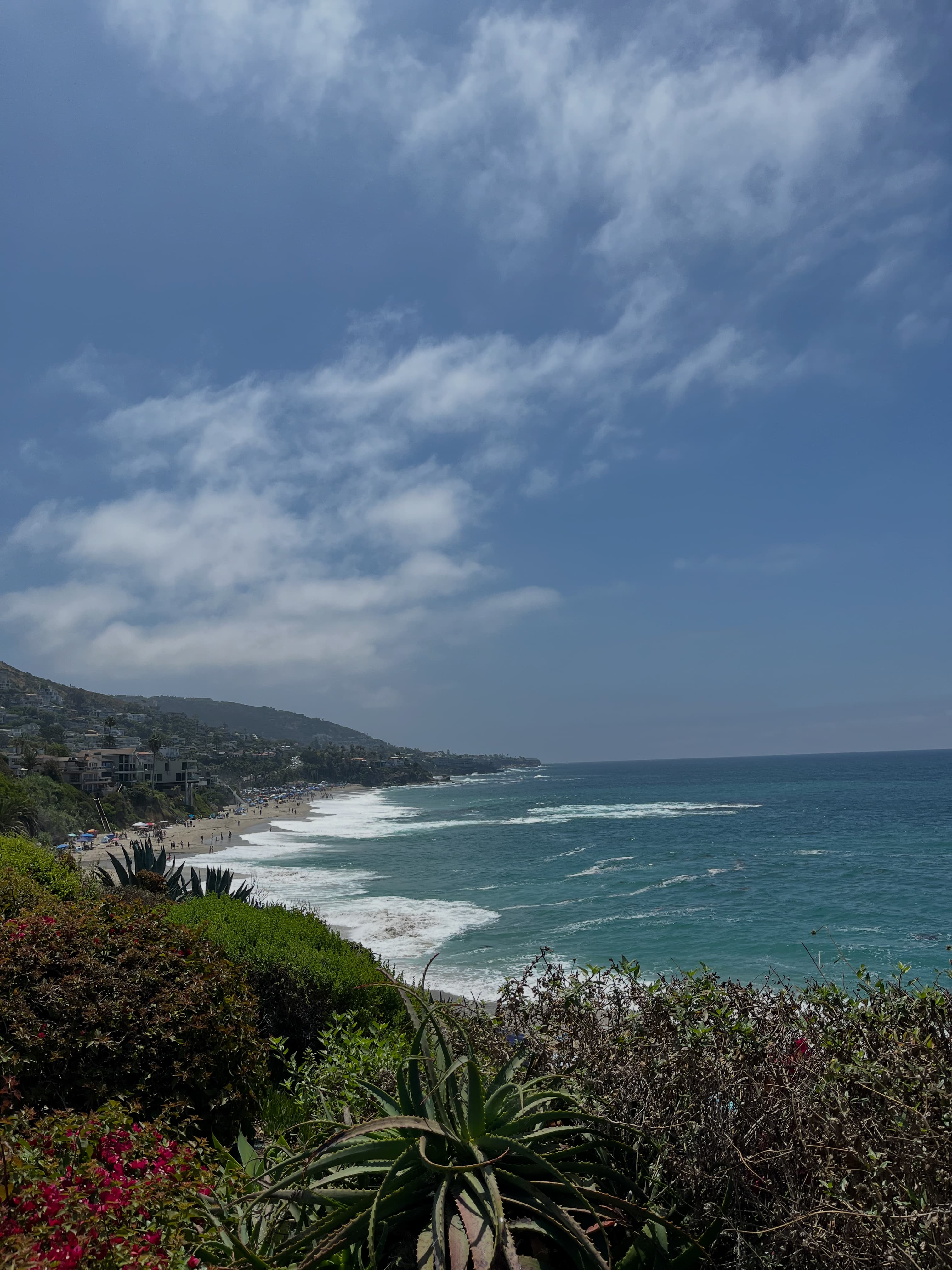 Scenic view during an engagement session in Laguna Beach